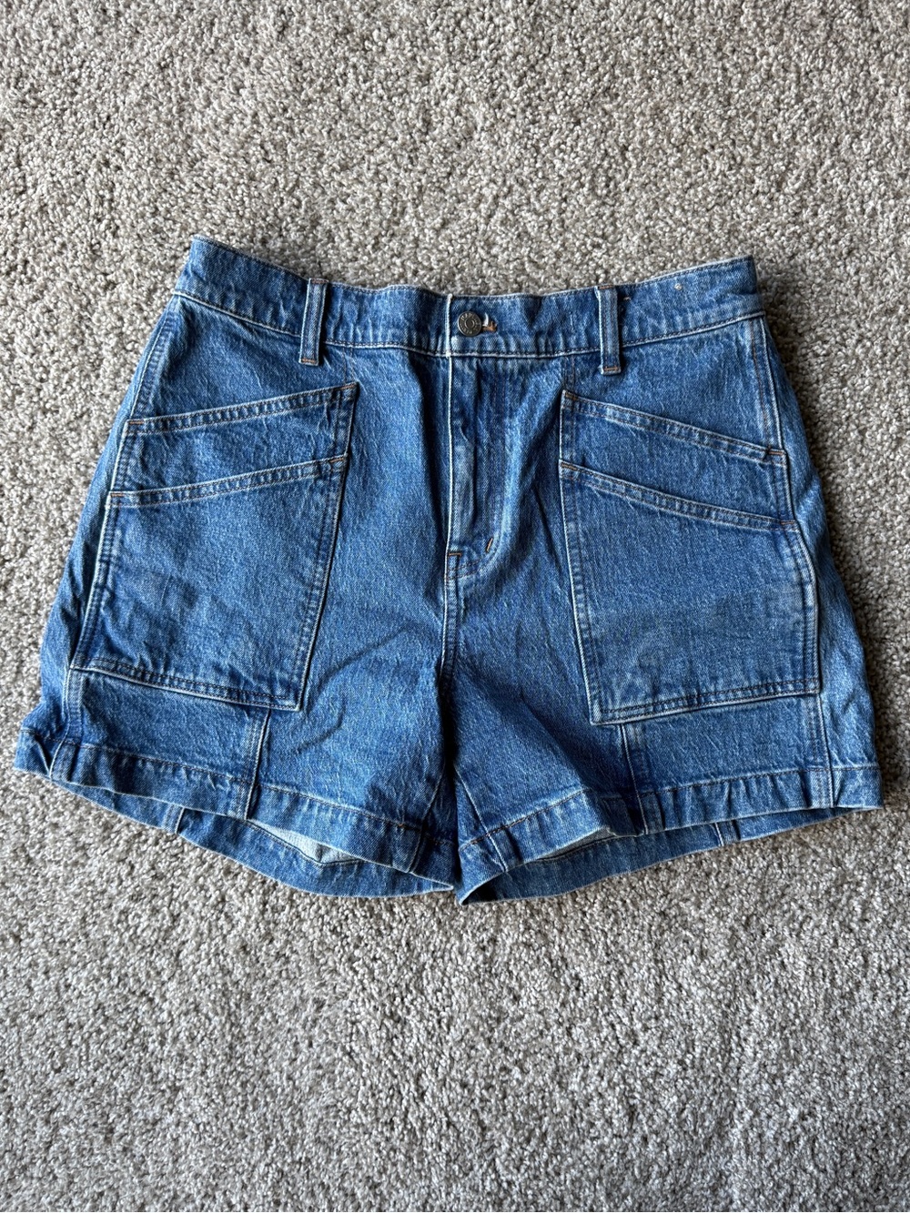 Madewell Perfect Vintage Denim Utility Shorts